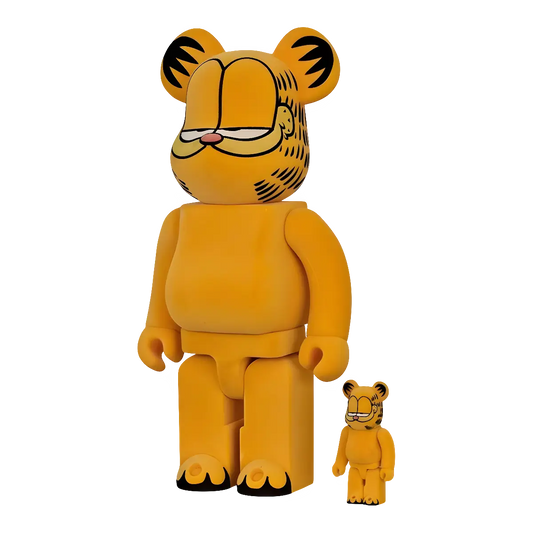 Bearbrick Garfield Flocky Version 100%+400% schräg