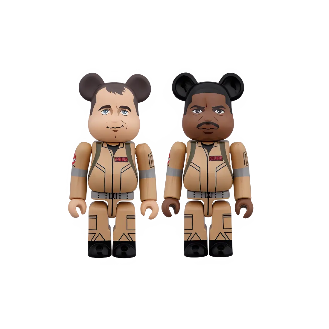 Bearbrick Ghostbusters 2er-Set Peter Venkman & Winston Zeddemore 100% Herstellerbild 1
