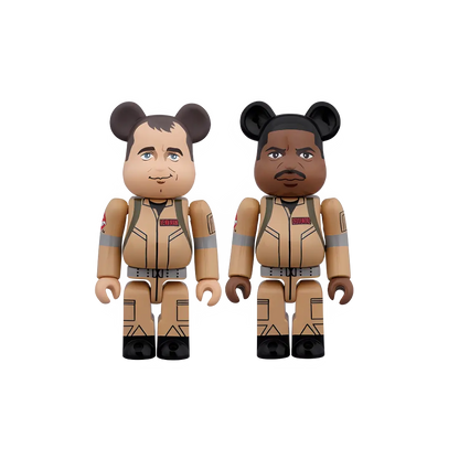 Bearbrick Ghostbusters 2er-Set Peter Venkman & Winston Zeddemore 100% Herstellerbild 1