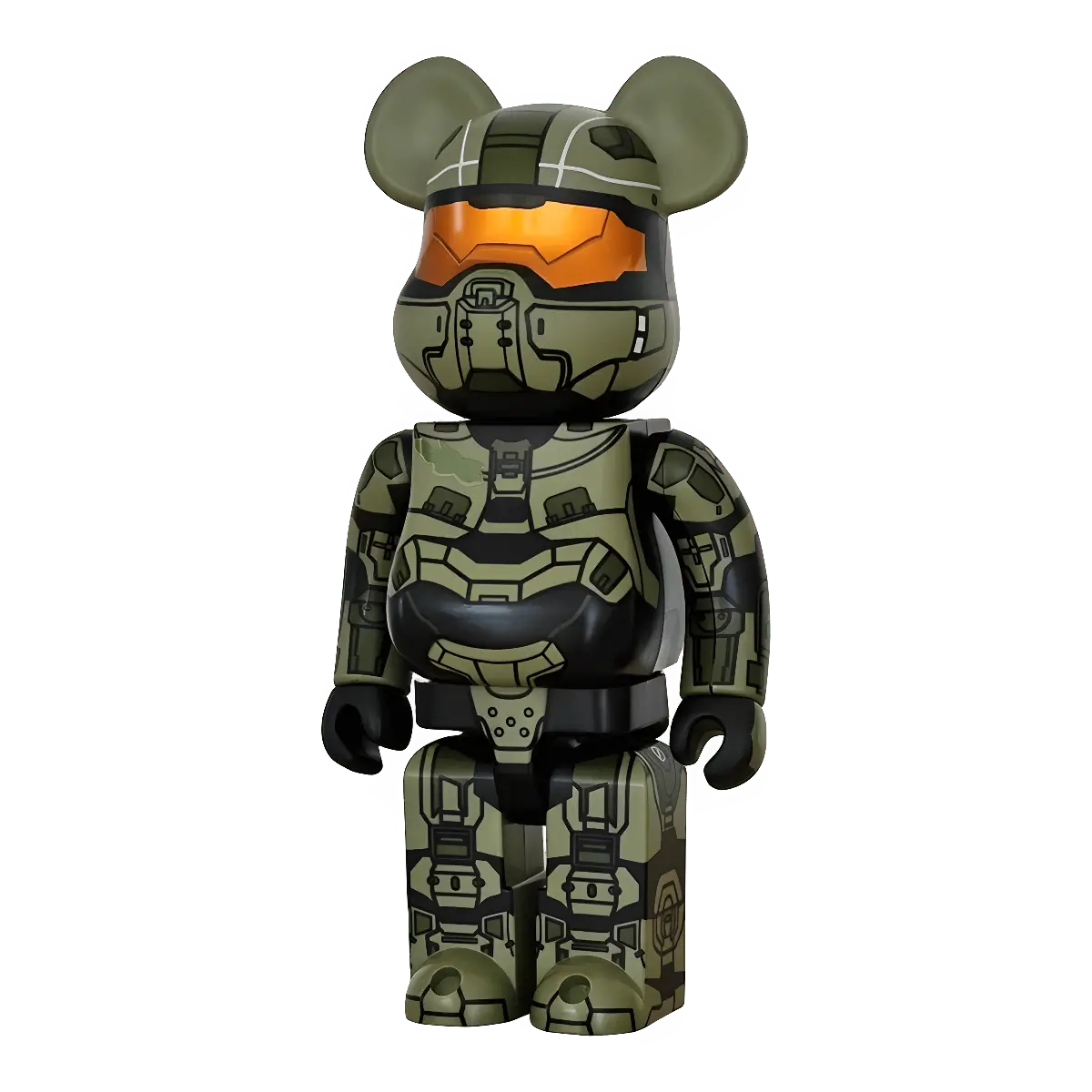 Bearbrick HALO Master Chief 400% schräg
