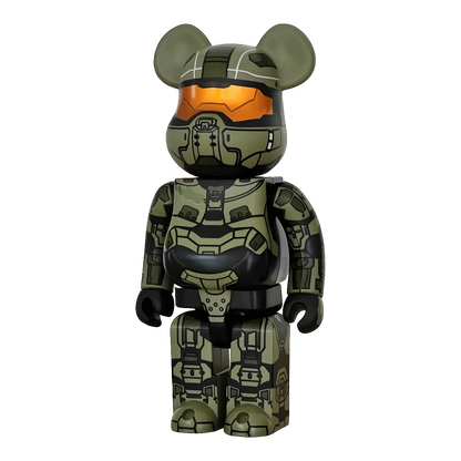 Bearbrick HALO Master Chief 400% schräg