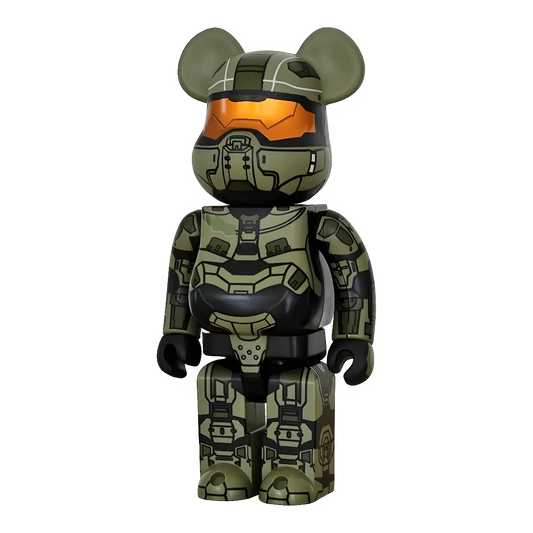 Bearbrick HALO Master Chief 400% schräg