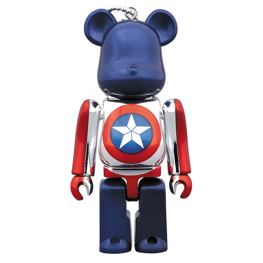 Bearbrick Happy Kuji 'Avengers Endgame' (2019) - 11 Captain America 100% Herstellerbild
