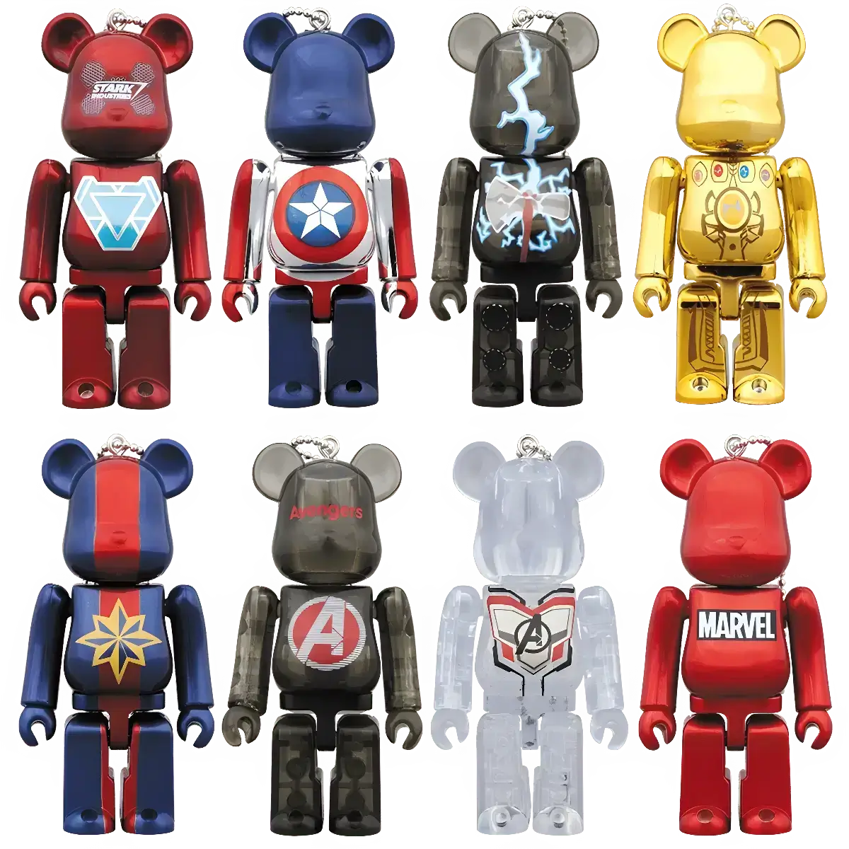 Bearbrick Happy Kuji 'Avengers Endgame' (2019) - Modellübersicht 100%