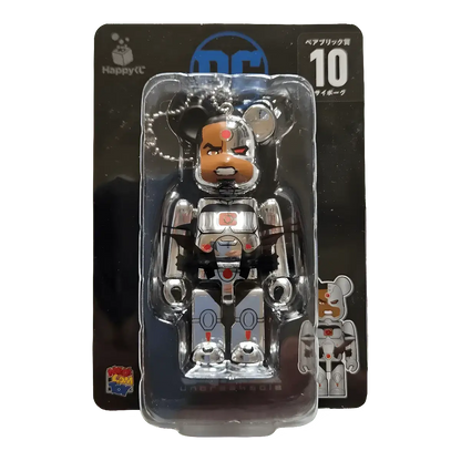 Bearbrick Happy Kuji 'DC' (2020) - 10 Cyborg 100% in der Verpackung