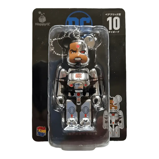 Bearbrick Happy Kuji 'DC' (2020) - 10 Cyborg 100% in der Verpackung