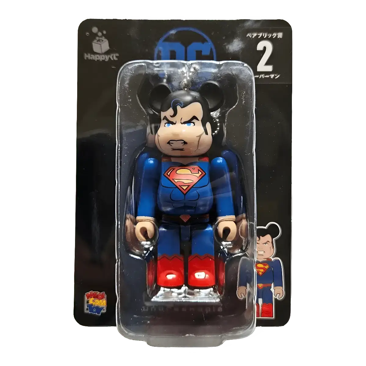 Bearbrick Happy Kuji 'DC' (2020) - 2 Superman 100% in der Verpackung
