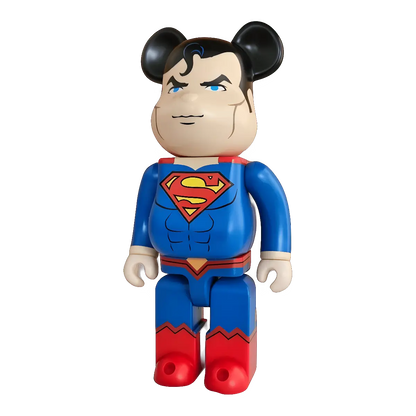 Bearbrick Happy Kuji 'DC' (2020) - SP Superman 400% schräg