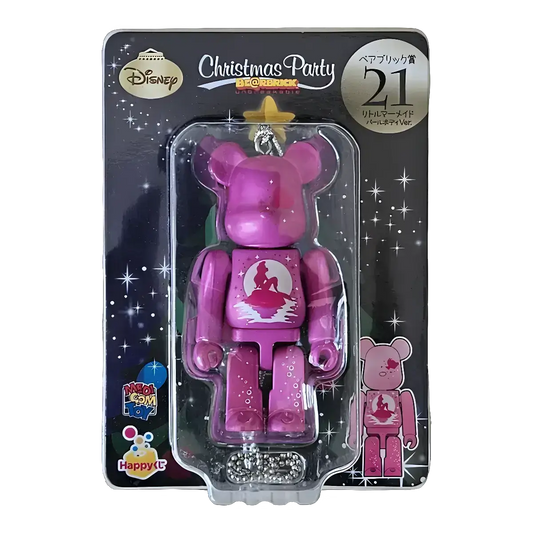 Bearbrick Happy Kuji 'Disney Christmas Party' (2012) - 21 Little Mermaid Pearl Body Version 100% in der Verpackung