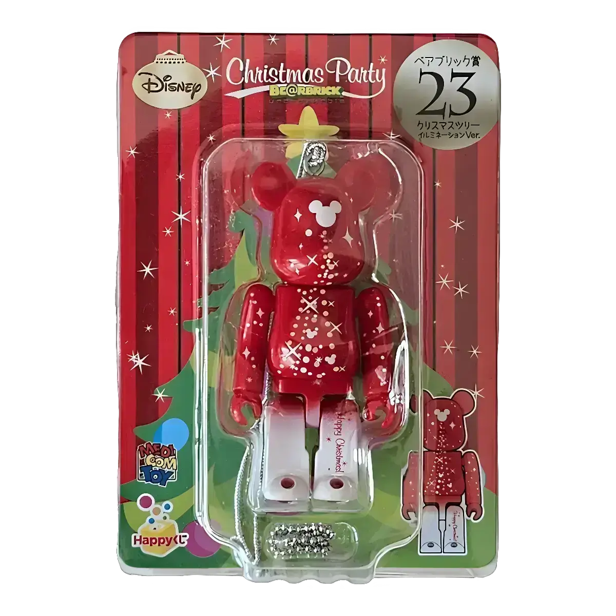 Bearbrick Happy Kuji 'Disney Christmas Party' (2012) - 23 Christmas Tree Illumination Version 100% in der Verpackung