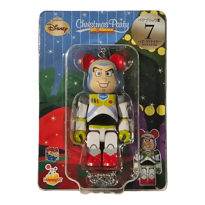 Bearbrick Happy Kuji 'Disney Christmas Party' (2012) - 7 Buzz Lightyear Christmas Version 100% in der Verpackung