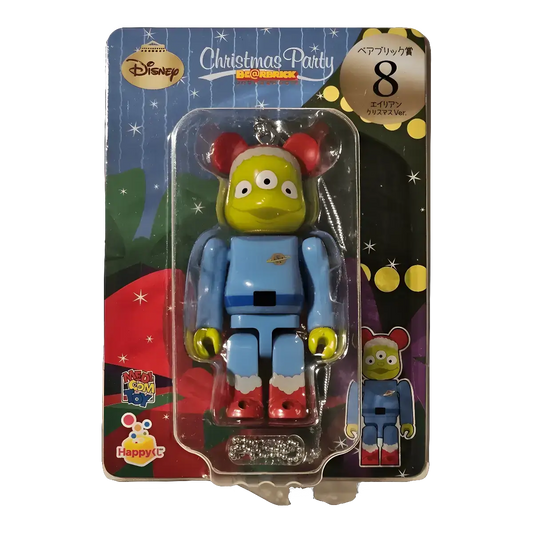 Bearbrick Happy Kuji 'Disney Christmas Party' (2012) - 8 Alien Christmas Version 100% in der Verpackung
