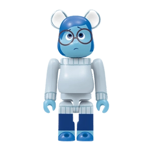 Bearbrick Happy Kuji 'Disney Pixar' (2018) - 13 Sadness [Inside Out] 100% Herstellerbild