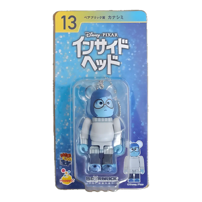 Bearbrick Happy Kuji 'Disney Pixar' (2018) - 13 Sadness [Inside Out] 100% in der Verpackung