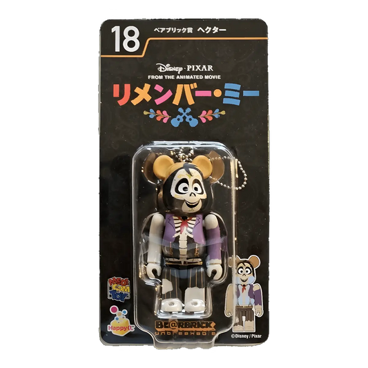 Bearbrick Happy Kuji 'Disney Pixar' (2018) - 18 Héctor [Coco] 100% in der Verpackung