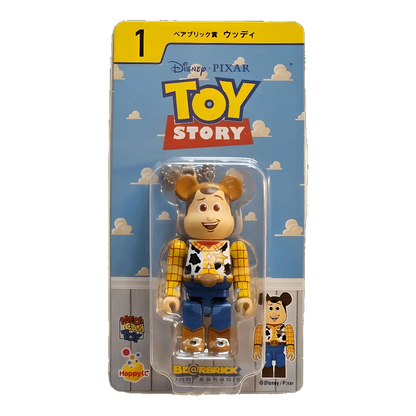 Bearbrick Happy Kuji 'Disney Pixar' (2018) - 1 Woody [Toy Story] 100% in der Verpackung