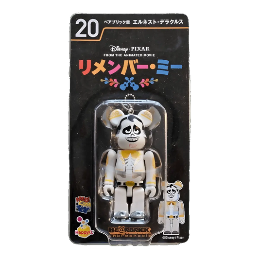 Bearbrick Happy Kuji 'Disney Pixar' (2018) - 20 Ernesto de la Cruz [Coco] 100% in der Verpackung