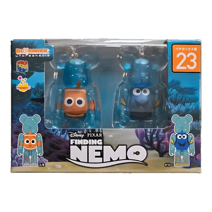 Bearbrick Happy Kuji 'Disney Pixar' (2018) - 23 Nemo & Dory [Finding Nemo] 100% in der Verpackung