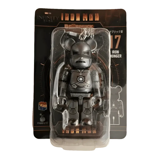 Bearbrick Happy Kuji 'Iron Man' (2023) - 17 Iron Monger 100% in der Verpackung