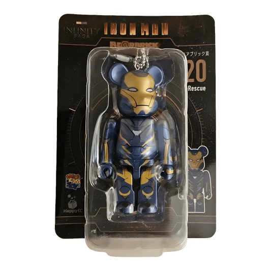Bearbrick Happy Kuji 'Iron Man' (2023) - 20 Rescue 100% in der Verpackung