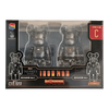 Bearbrick Happy Kuji 'Iron Man' (2023) - C War Machine Mark 3 & War Machine Mark 4 100% in der Verpackung