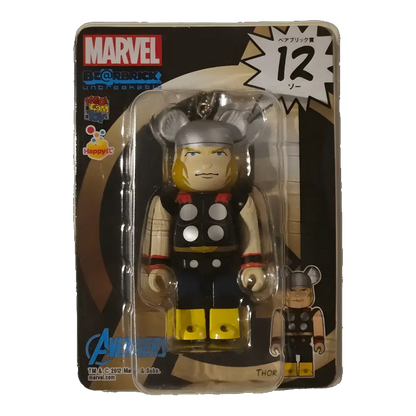Bearbrick Happy Kuji 'MARVEL' (2012) - 12 Thor 100% in der Verpackung