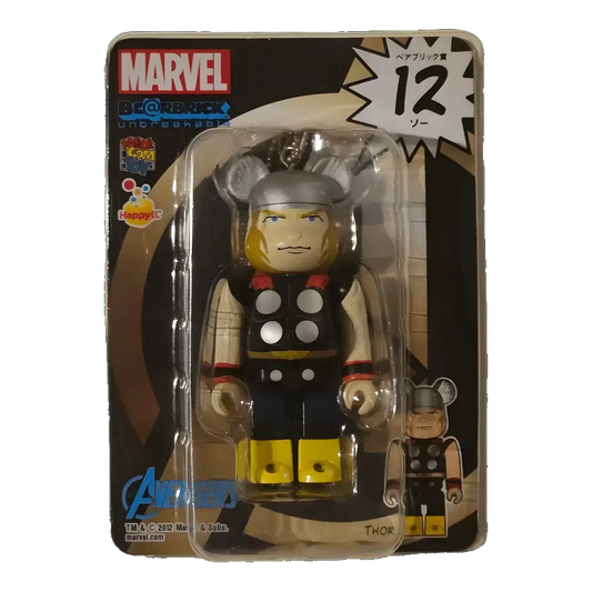 Bearbrick Happy Kuji 'MARVEL' (2012) - 12 Thor 100% in der Verpackung