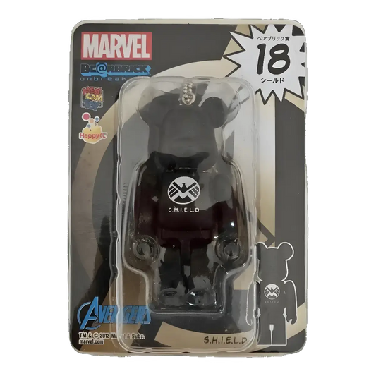 Bearbrick Happy Kuji 'MARVEL' (2012) - 18 S.H.I.E.L.D. 100% in der Verpackung
