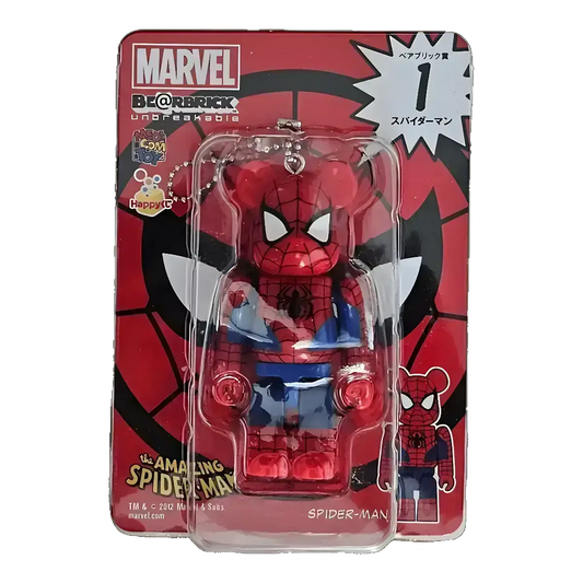 Bearbrick Happy Kuji 'MARVEL' (2012) - 1 Spider-Man 100% in der Verpackung