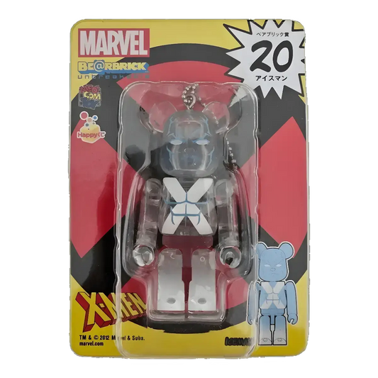 Bearbrick Happy Kuji 'MARVEL' (2012) - 20 Iceman 100% in der Verpackung