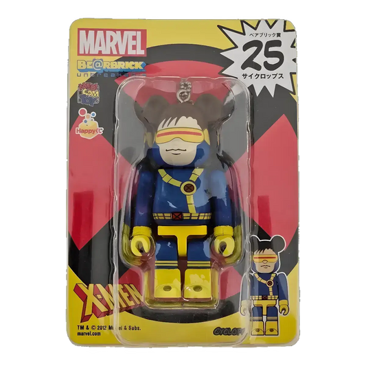 Bearbrick Happy Kuji 'MARVEL' (2012) - 25 Cyclops 100% in der Verpackung