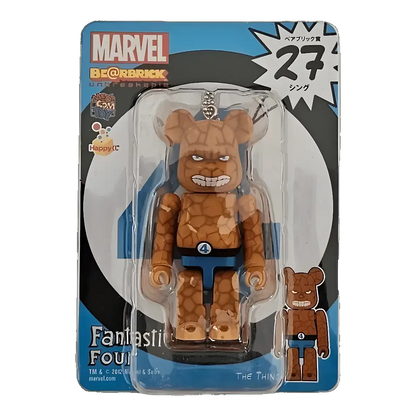 Bearbrick Happy Kuji 'MARVEL' (2012) - 27 The Thing 100% in der Verpackung