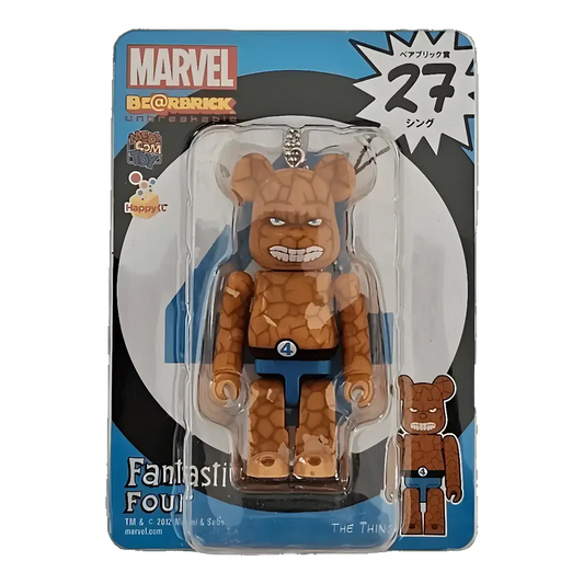 Bearbrick Happy Kuji 'MARVEL' (2012) - 27 The Thing 100% in der Verpackung
