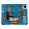 Bearbrick Happy Kuji 'MARVEL' (2012) - 45 Thing & Invisible Woman 100% in der Verpackung