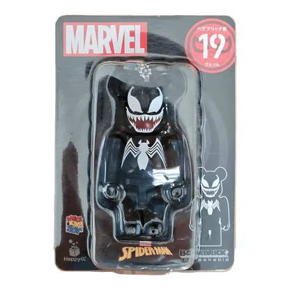 Bearbrick Happy Kuji 'MARVEL' (2021) - 19 Venom 100% in der Verpackung