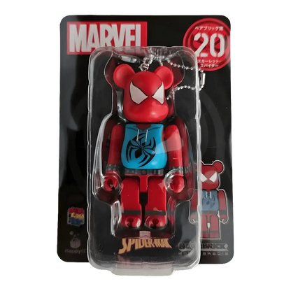 Bearbrick Happy Kuji 'MARVEL' (2021) - 20 Scarlet Spider 100% in der Verpackung