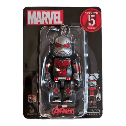 Bearbrick Happy Kuji 'MARVEL' (2021) - 5 Ant-Man 100% in der Verpackung