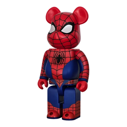 Bearbrick Happy Kuji 'MARVEL' (2021) - L@ST Spider-Man 400% schräg