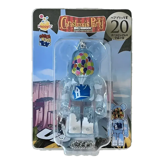 Bearbrick Happy Kuji 'Pixar Christmas Party' (2013) - 20 Old Man Carl's Flying House 100% in der Verpackung