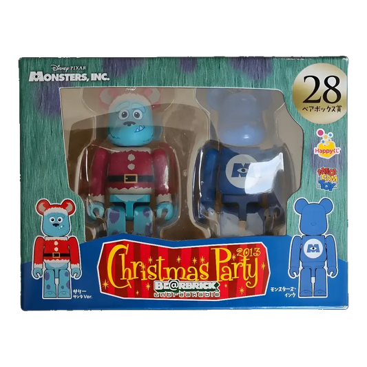 Bearbrick Happy Kuji 'Pixar Christmas Party' (2013) - 28 Sulley Santa Version & Monsters, Inc. 100% in der Verpackung