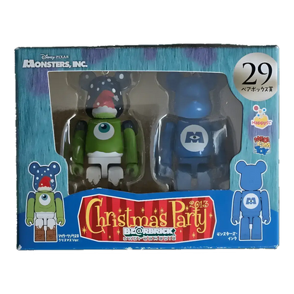 Bearbrick Happy Kuji 'Pixar Christmas Party' (2013) - 29 Mike Christmas Version & Monsters, Inc. 100% in der Verpackung