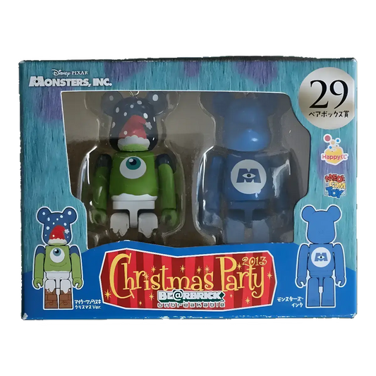 Bearbrick Happy Kuji 'Pixar Christmas Party' (2013) - 29 Mike Christmas Version & Monsters, Inc. 100% in der Verpackung