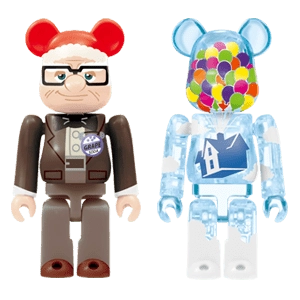 Bearbrick Happy Kuji 'Pixar Christmas Party' (2013) - 33 Old Man Carl & Old Man Carl's Flying House 100% Herstellerbild