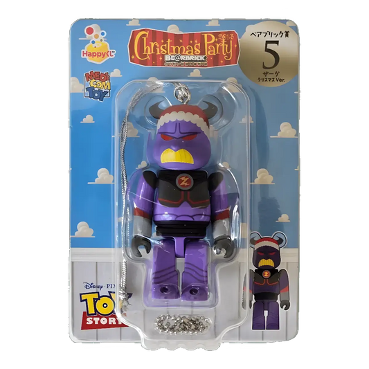 Bearbrick Happy Kuji 'Pixar Christmas Party' (2013) - 5 Zurg Christmas Version 100% in der Verpackung