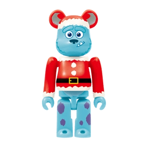 Bearbrick Happy Kuji 'Pixar Christmas Party' (2013) - 6 Sulley Santa Version 100% Herstellerbild