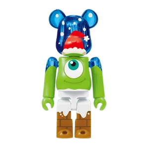 Bearbrick Happy Kuji 'Pixar Christmas Party' (2013) - 7 Mike Santa Version 100% Herstellerbild