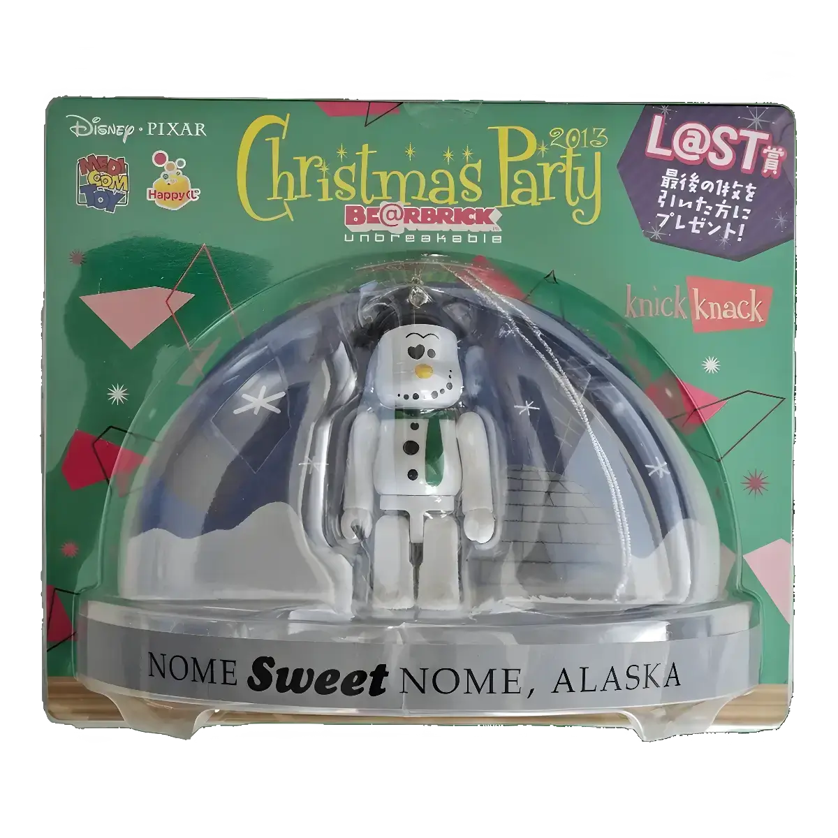 Bearbrick Happy Kuji 'Pixar Christmas Party' (2013) - L@ST Knick Knack 100% in der Verpackung