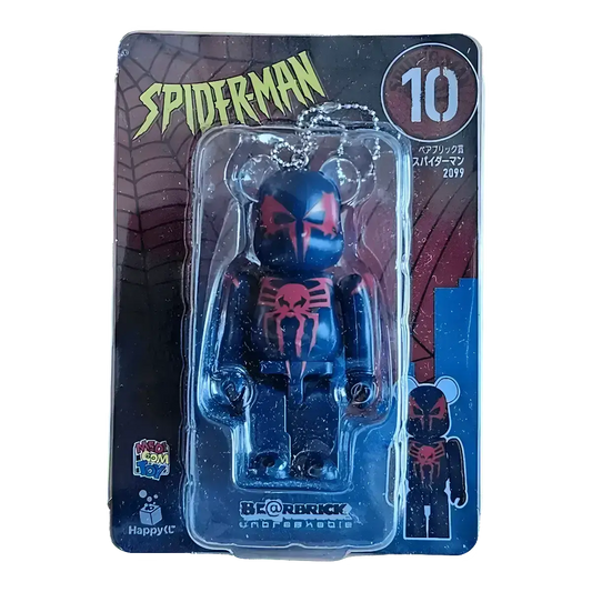 Bearbrick Happy Kuji 'Spider-Man' (2022) - 10 Spider-Man 2099 100% in der Verpackung