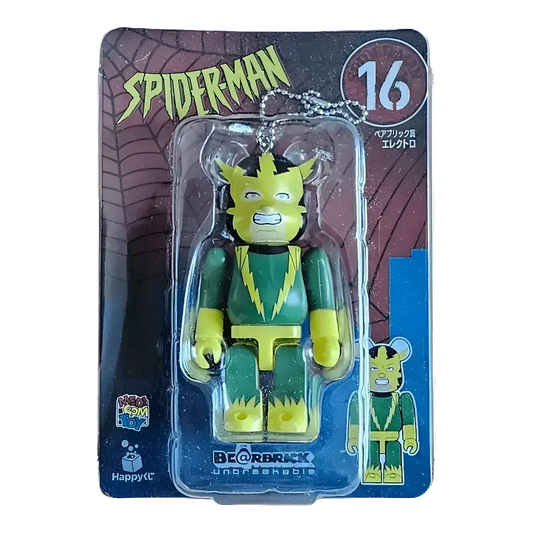 Bearbrick Happy Kuji 'Spider-Man' (2022) - 16 Electro 100% in der Verpackung
