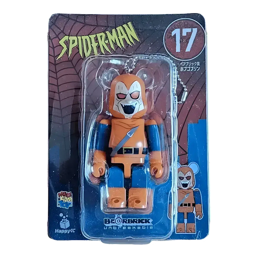 Bearbrick Happy Kuji 'Spider-Man' (2022) - 17 Hobgoblin 100% in der Verpackung